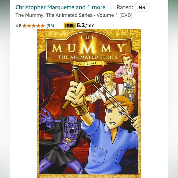 The Mummy Animated Series DVD - Picture 3 of 3